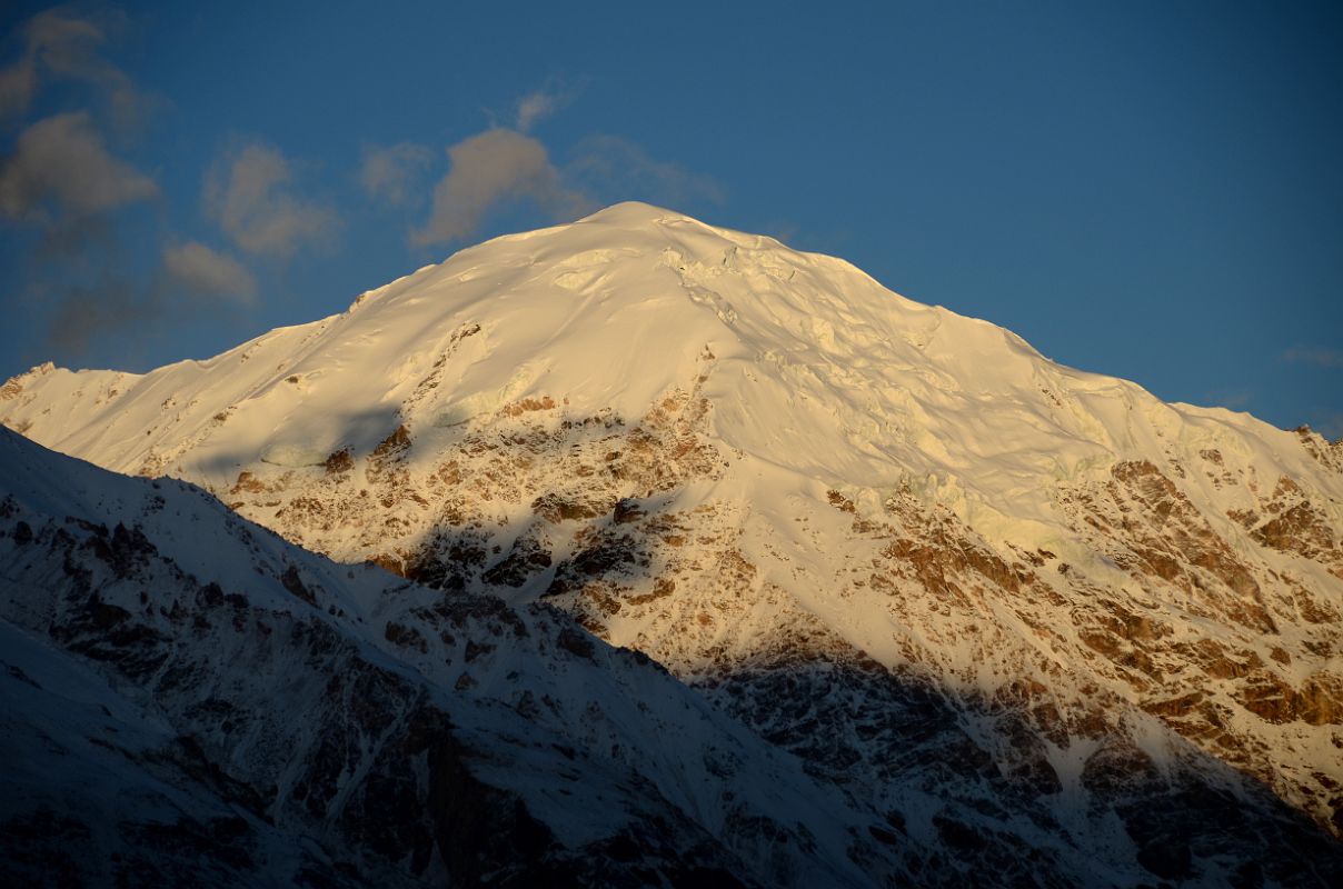 42 Sunrise On Mountain Close Up Southwest Of Sughet Jangal K2 North Face China Base Camp